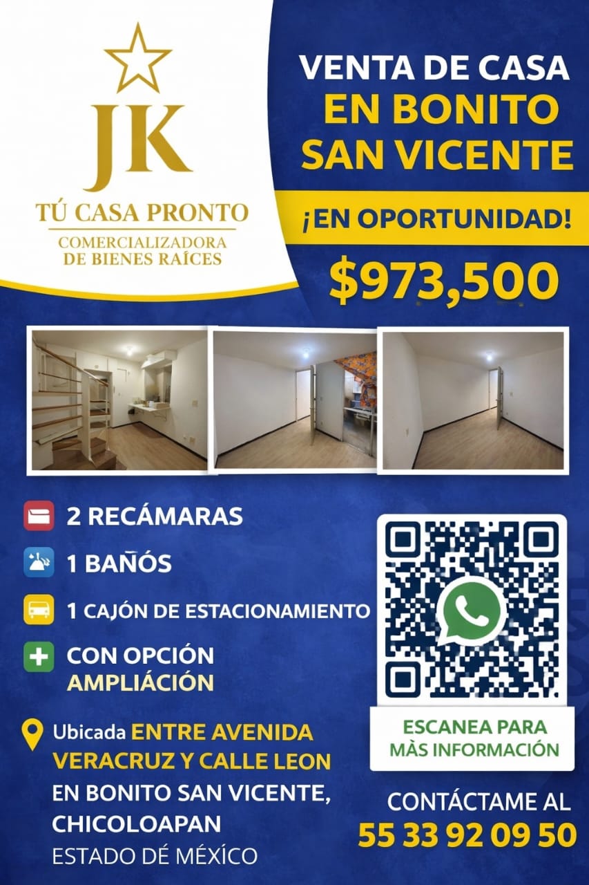 ‼️Casa disponible para venta en , bonito san vicente‼️
